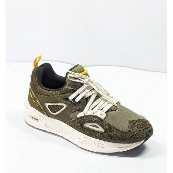 Puma Men's TRC Blaze Safari Low Top Sneakers Olive Suede Size 9.5 US (MSRP $160) - Picture 2 of 10